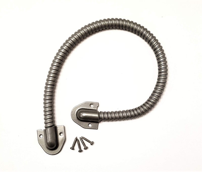 TUFF STRIKE Armored Loop Power Transfer | Electrified Commercial Exit Doors | Door Wire Conduit | 18" | 3/8" Diameter | TUFF STRIKE | Aluminum - Image 3